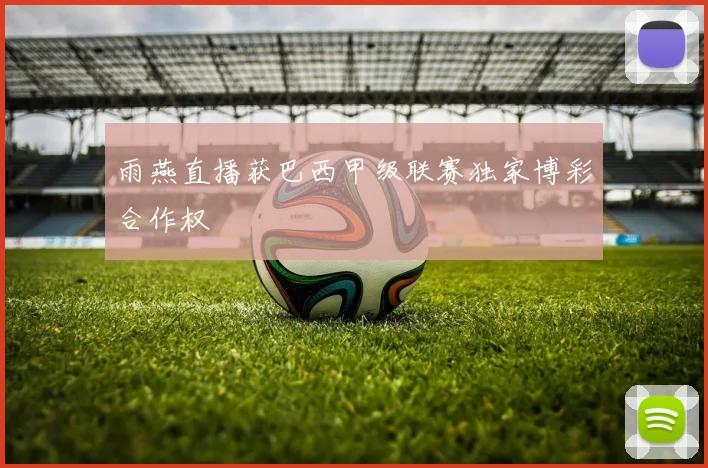雨燕直播获巴西甲级联赛独家博彩合作权
